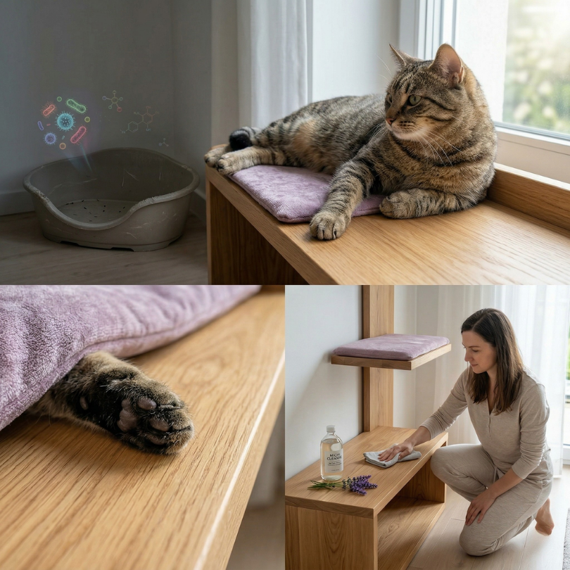 Michis Shop: Por qué preferir madera sobre plástico - Durabilidad, Sostenibilidad y Catificación Superior 4 Salud e higiene Superficies seguras y fáciles de mantener