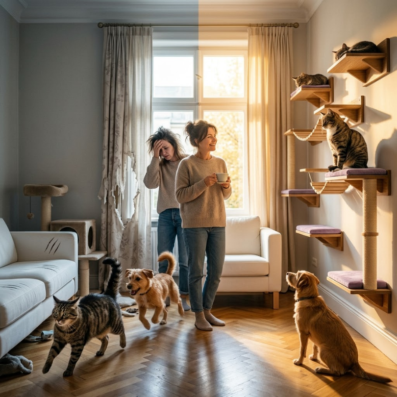 Cómo Usar Gimnasios de Pared para que tu Gato Escape del Perro: Soluciones Michis Shop 1 Cómo Usar Gimnasios de Pared para que tu Gato Escape del Perro La Solución Definitiva de Michis Shop