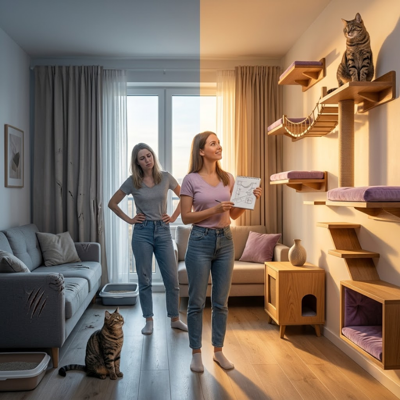 Cómo armar un rincón de paz para tu gato en apartamentos tipo estudio Guía Michis Shop