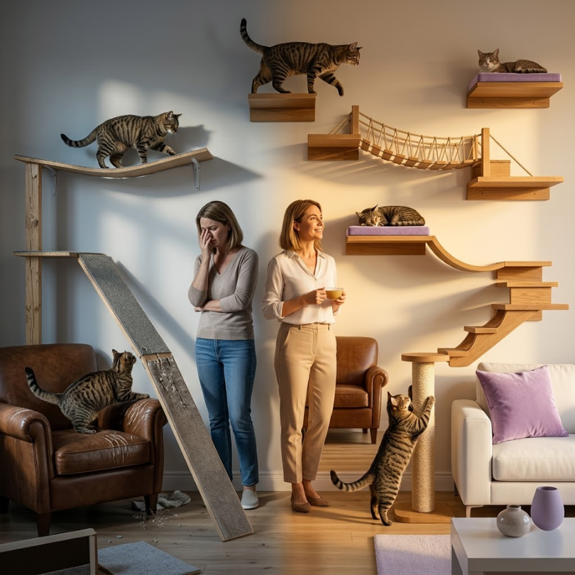 Cómo Usar Gimnasios de Pared para que tu Gato Escape del Perro: Soluciones Michis Shop 5 Componentes clave para un circuito de escape efectivo y estetico