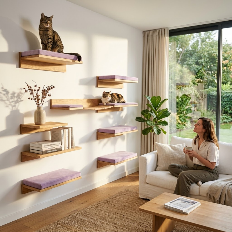 Muebles Multifuncionales: Repisas que Decoran y Catifican Tus Paredes | Michis Shop 3 Diseño Inteligente y Armonía Estética Repisas que Transforman tus Espacios con Estilo
