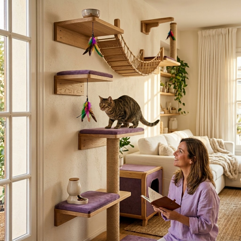 El Camino del Cazador Niveles de Juego y Comida para Gatos