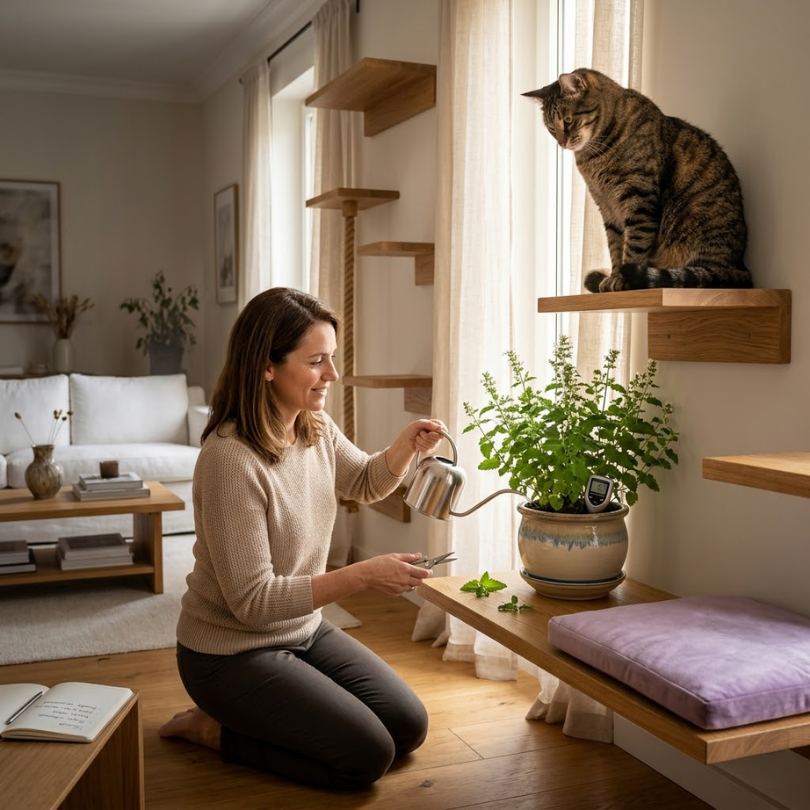 Mantenimiento del Catnip Riego, Luz y Poda para la Felicidad de tu Gato