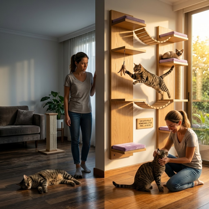 Cómo Usar Gimnasios de Pared para que tu Gato Escape del Perro: Soluciones Michis Shop 6 Más allá del escape Enriquecimiento ambiental y bienestar integral