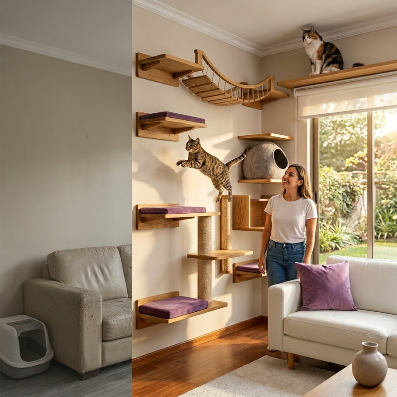 Muebles Multifuncionales: Repisas que Decoran y Catifican Tus Paredes | Michis Shop 1 Muebles Multifuncionales Repisas que no solo Decoran, ¡También Catifican tus Paredes!