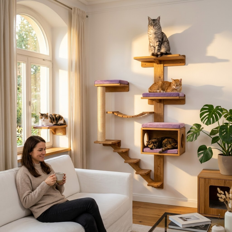 Territorio y Jerarquia Armonia en Hogares Multigato