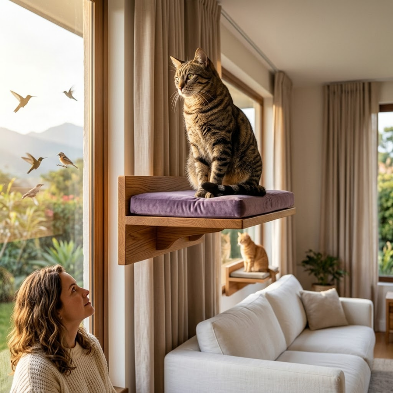 Ubicación Estratégica: ¿Dónde Deberían Estar Tus Repisas para Gatos?