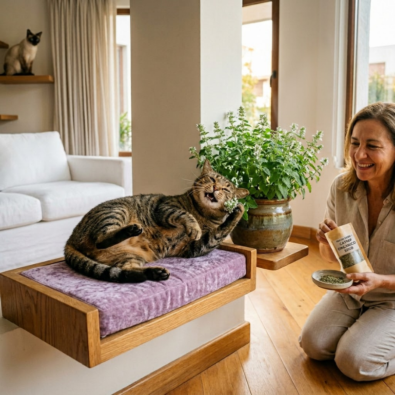 ¿Qué es el Catnip y por qué enamora a nuestros felinos