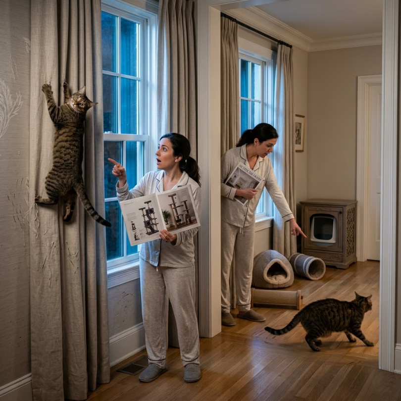 Gatos Hearthlings vs. Tree-dwellers: ¿En qué nivel vive tu gato? 4 Paso 3 El diagnóstico de los Zoomies nocturnos