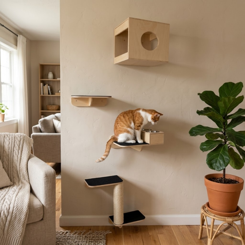 Gimnasio de pared para gatos Barranquero 2 Barranquero (2)