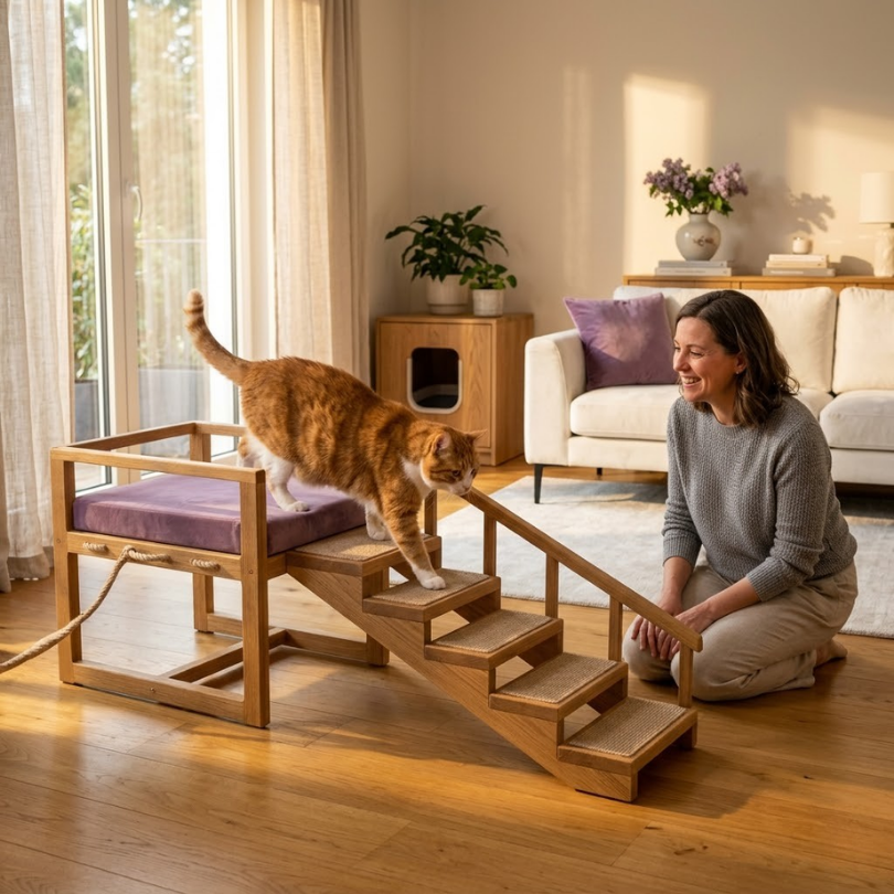 Circuitos personalizados para gatos de peso pesado