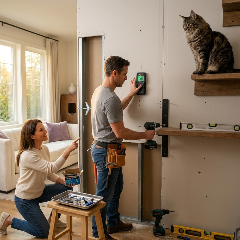 El reto de instalar en muros de Drywall