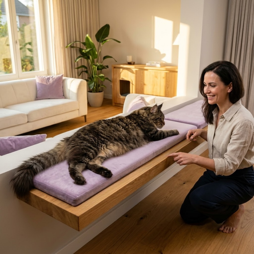 Módulos de pared para gatos de más de 8 kg | Resistencia XL Michis Shop 3 Espacio para girar y estirarse