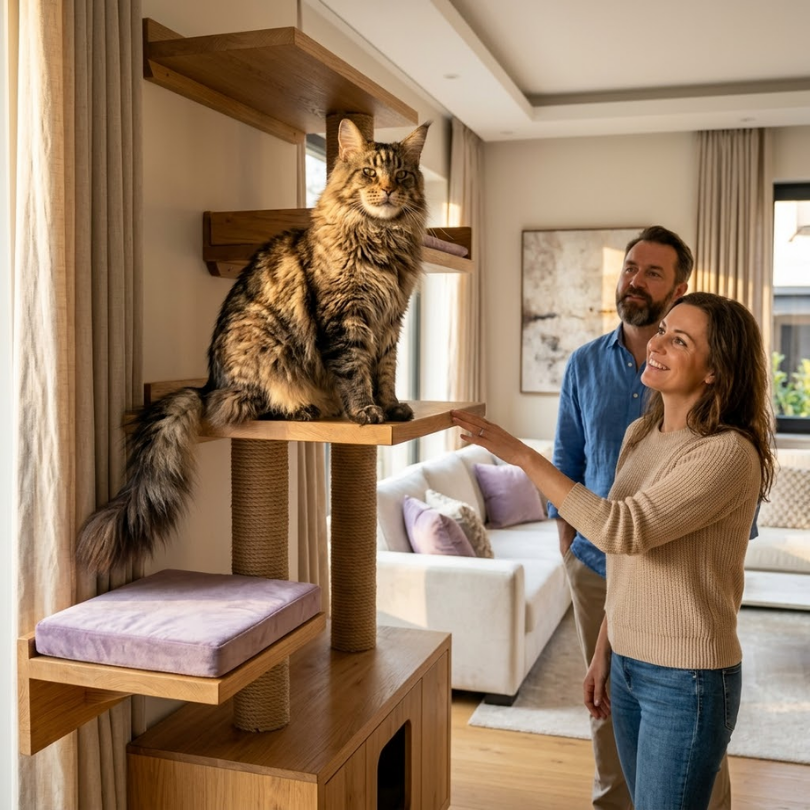 Gimnasios para Maine Coon Ingeniería y Confort para el Gigante de la Casa