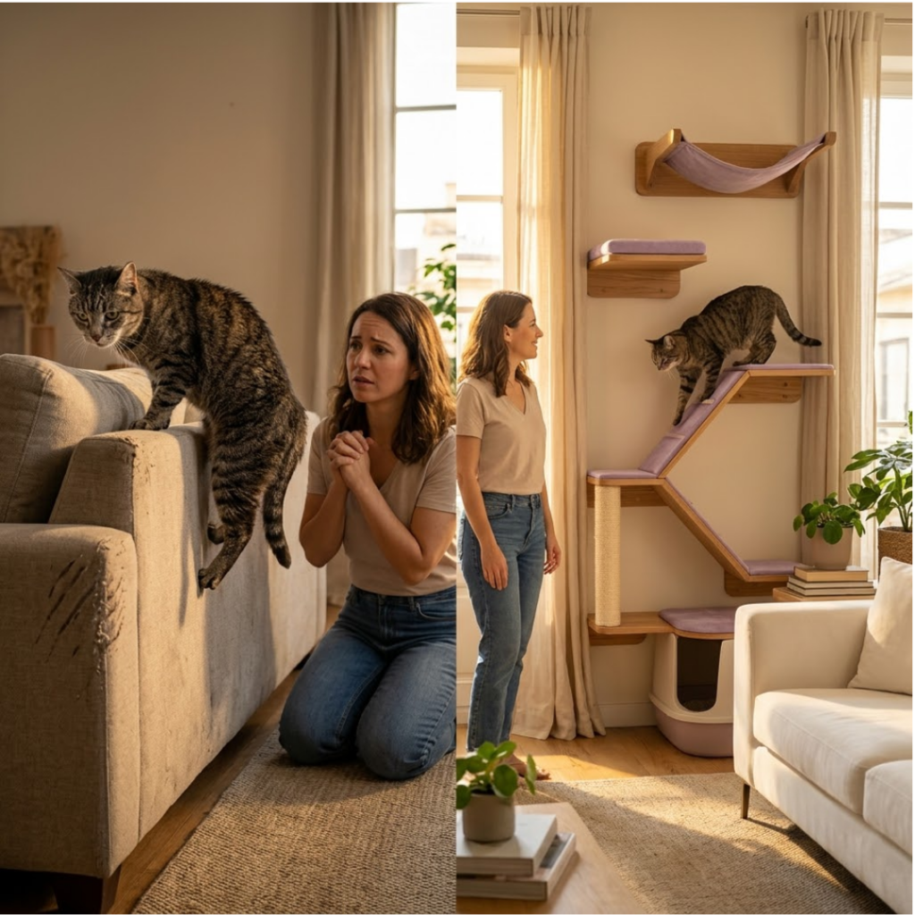 Gimnasios para gatos con artritis ¿Cómo adaptar la altura