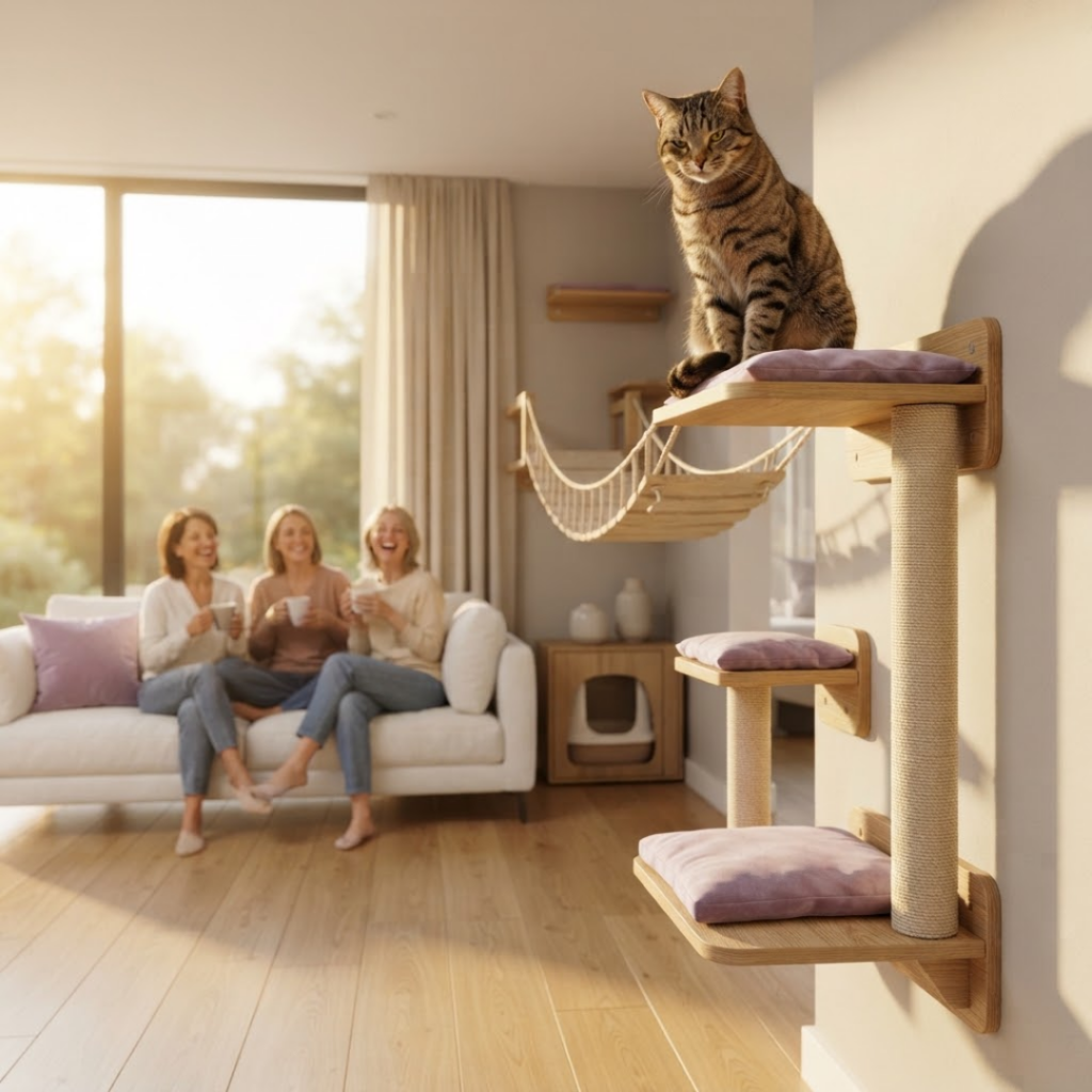 El regalo perfecto: Cómo elegir el primer módulo para un nuevo dueño de gato 2 Gimnasios de Pared Verticalidad para hogares con estilo