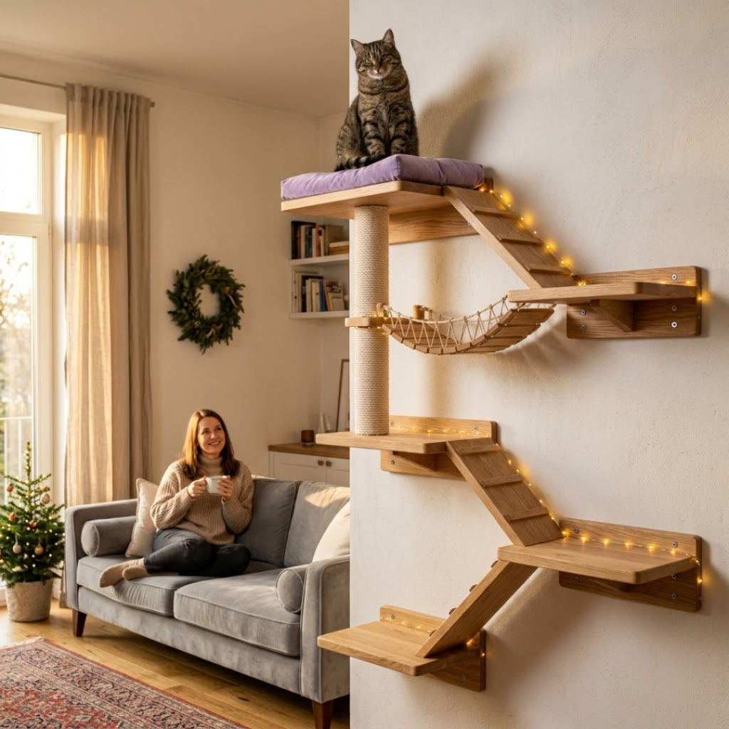 Decoración segura: Luces y guirnaldas en los módulos de Michis Shop 4 La superioridad absoluta de los módulos de pared