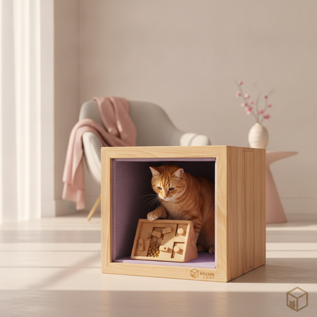 Juguetes de inteligencia para gatos para dejar en casa