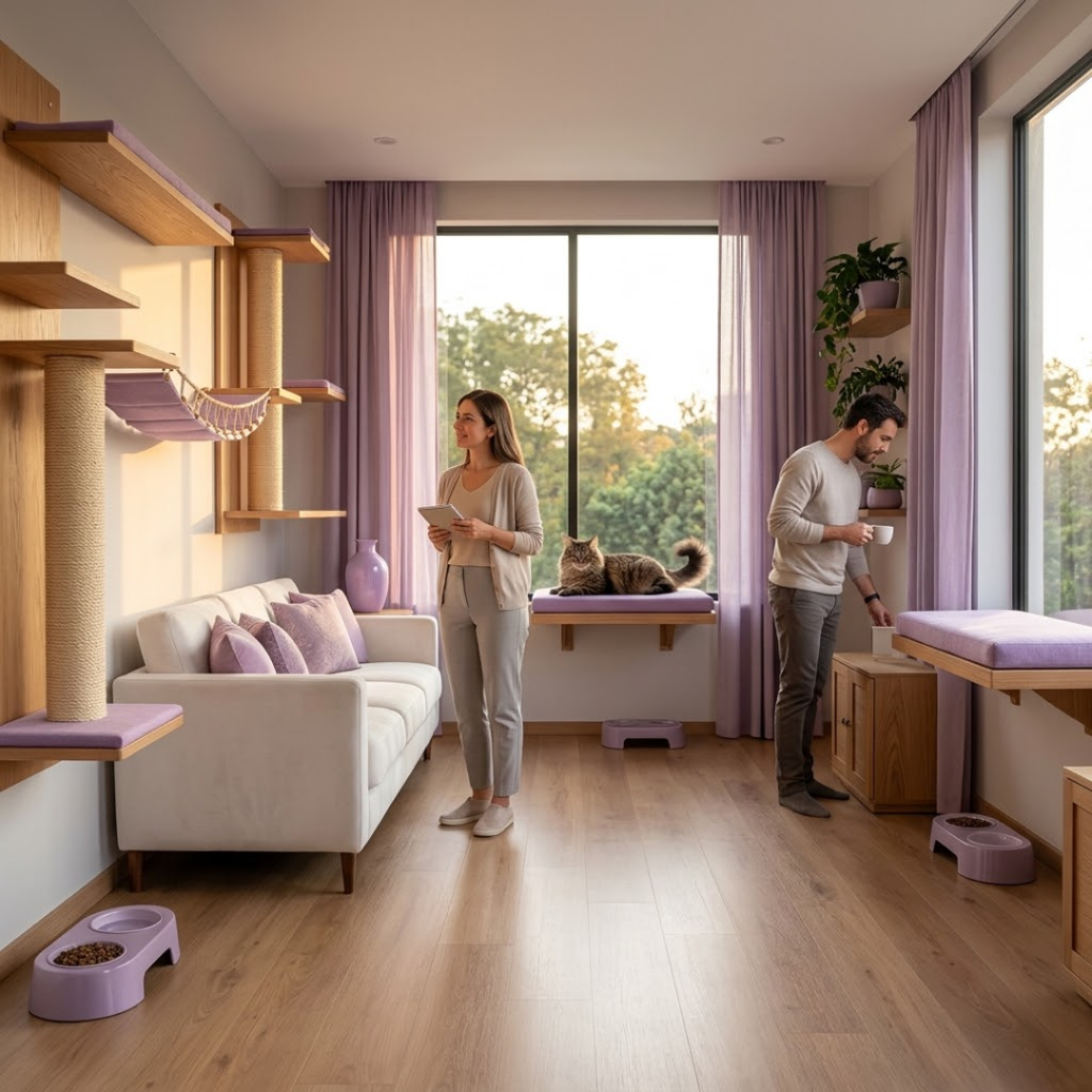 La ley de la abundancia felina y los muebles modulares